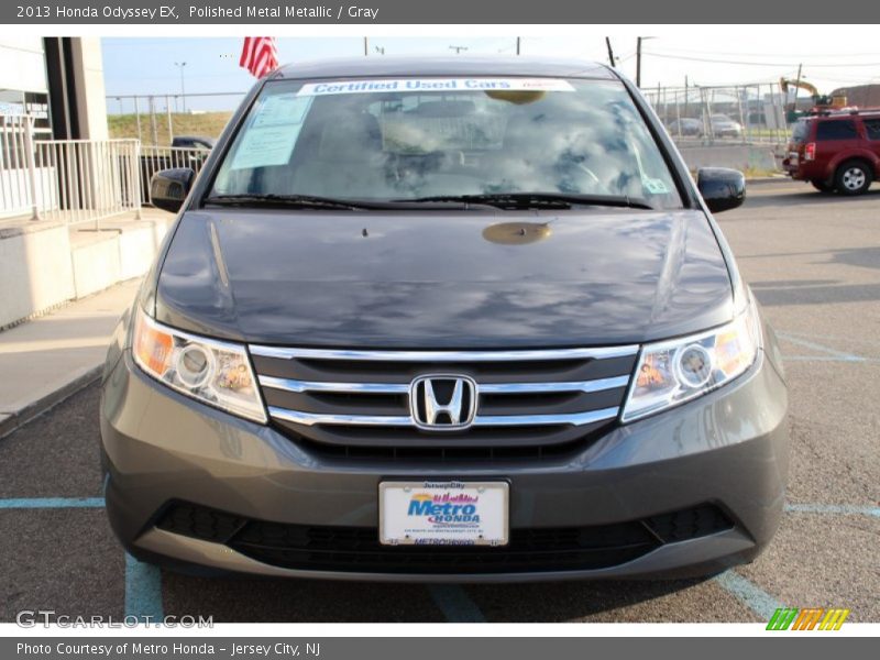 Polished Metal Metallic / Gray 2013 Honda Odyssey EX