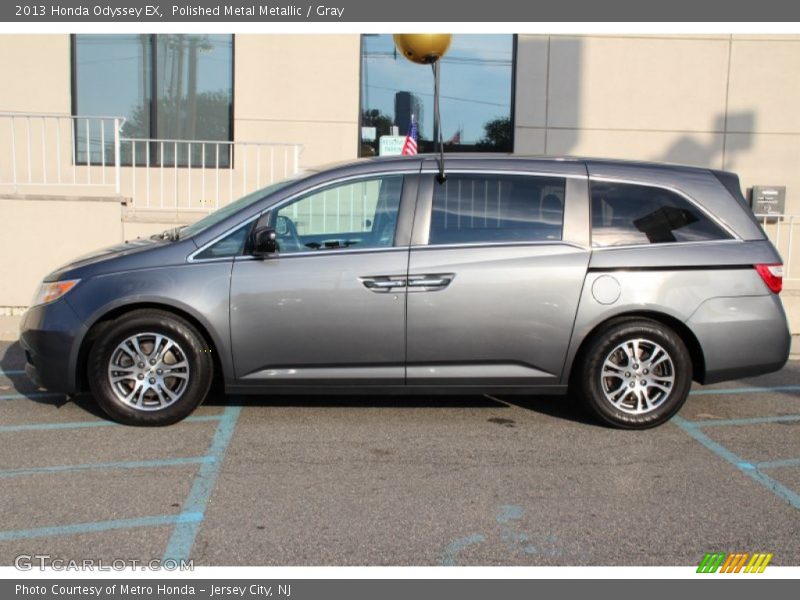 Polished Metal Metallic / Gray 2013 Honda Odyssey EX
