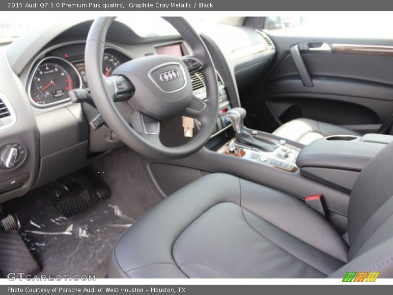 Graphite Gray Metallic / Black 2015 Audi Q7 3.0 Premium Plus quattro