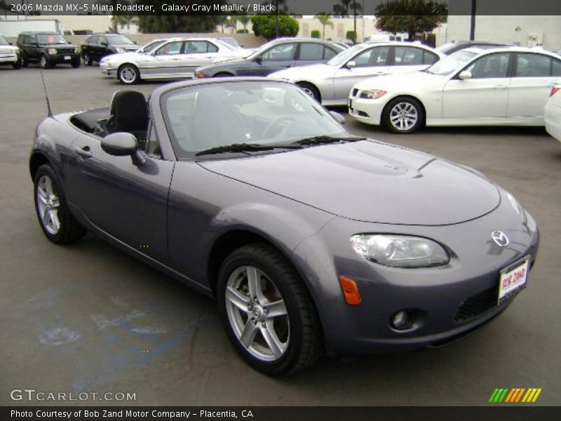 Galaxy Gray Metallic / Black 2006 Mazda MX-5 Miata Roadster
