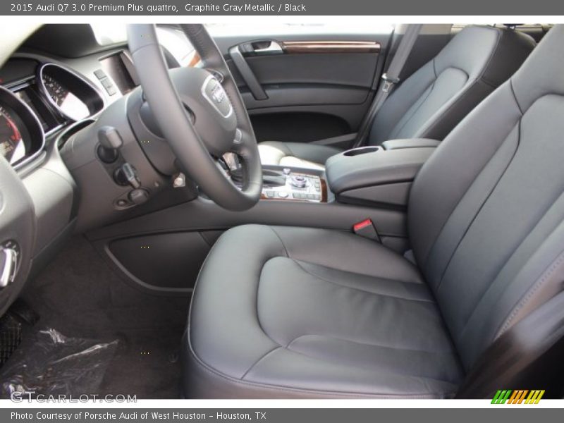 Graphite Gray Metallic / Black 2015 Audi Q7 3.0 Premium Plus quattro
