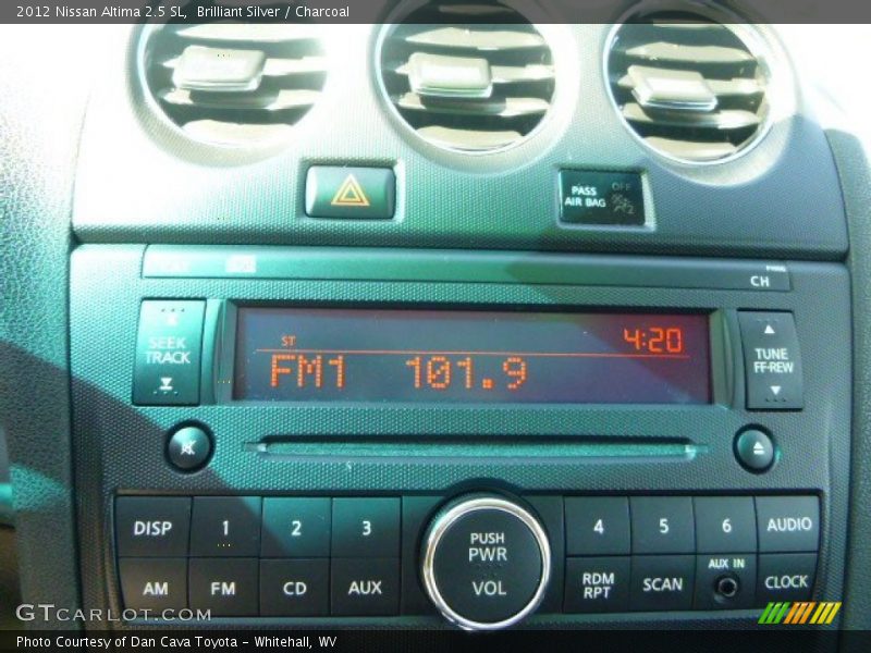 Brilliant Silver / Charcoal 2012 Nissan Altima 2.5 SL