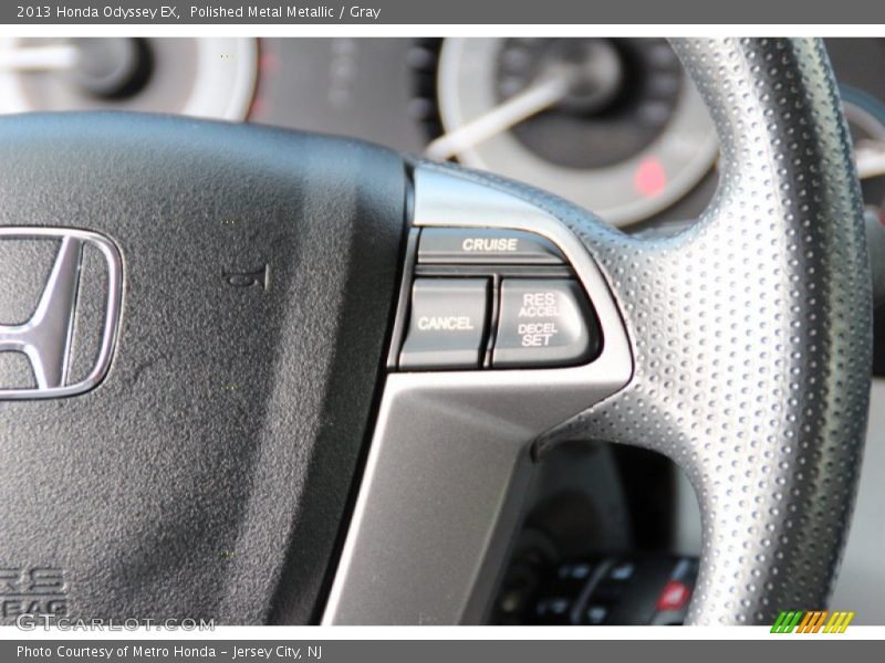 Polished Metal Metallic / Gray 2013 Honda Odyssey EX