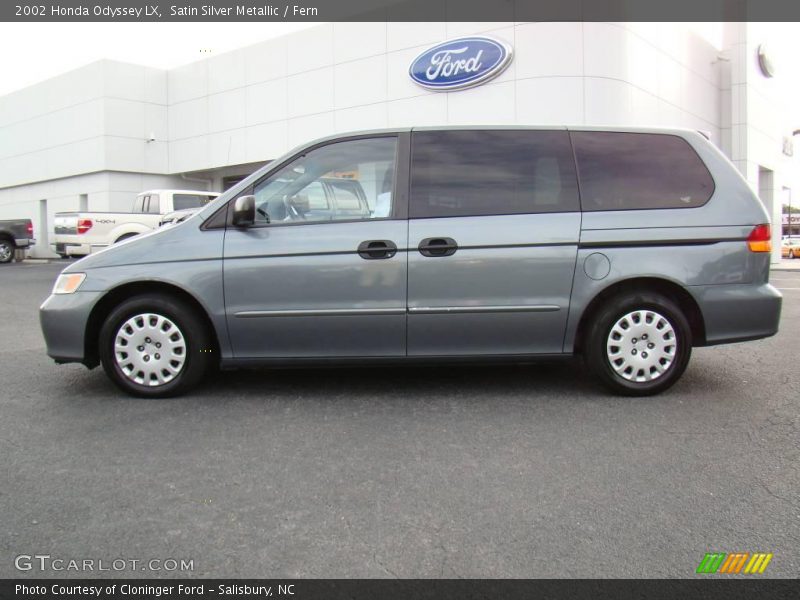 Satin Silver Metallic / Fern 2002 Honda Odyssey LX