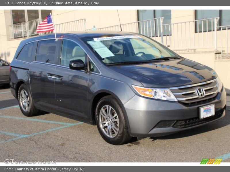 Polished Metal Metallic / Gray 2013 Honda Odyssey EX