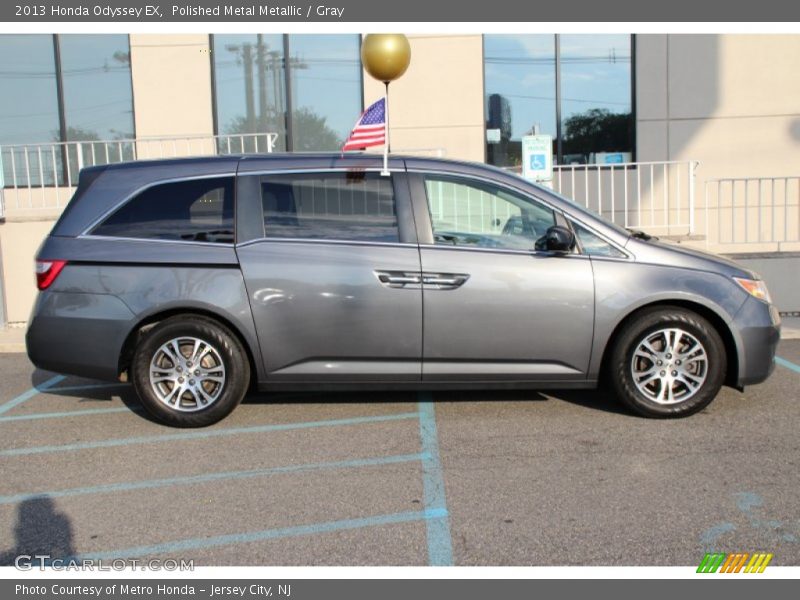 Polished Metal Metallic / Gray 2013 Honda Odyssey EX