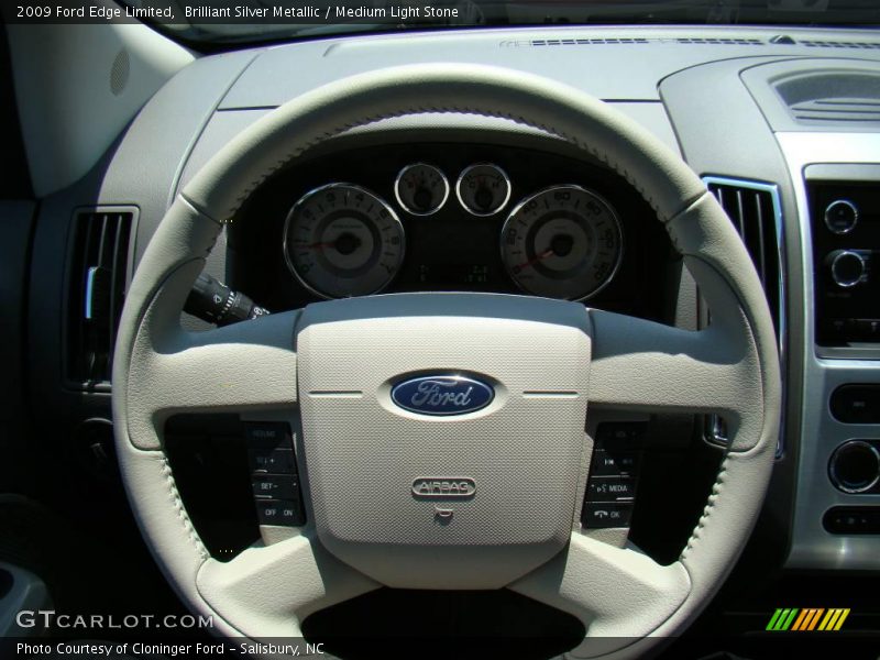 Brilliant Silver Metallic / Medium Light Stone 2009 Ford Edge Limited