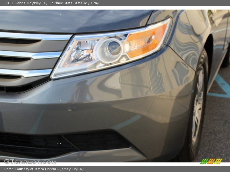 Polished Metal Metallic / Gray 2013 Honda Odyssey EX