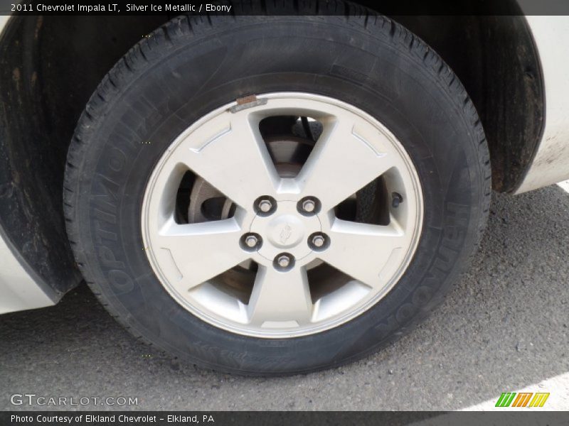 Silver Ice Metallic / Ebony 2011 Chevrolet Impala LT