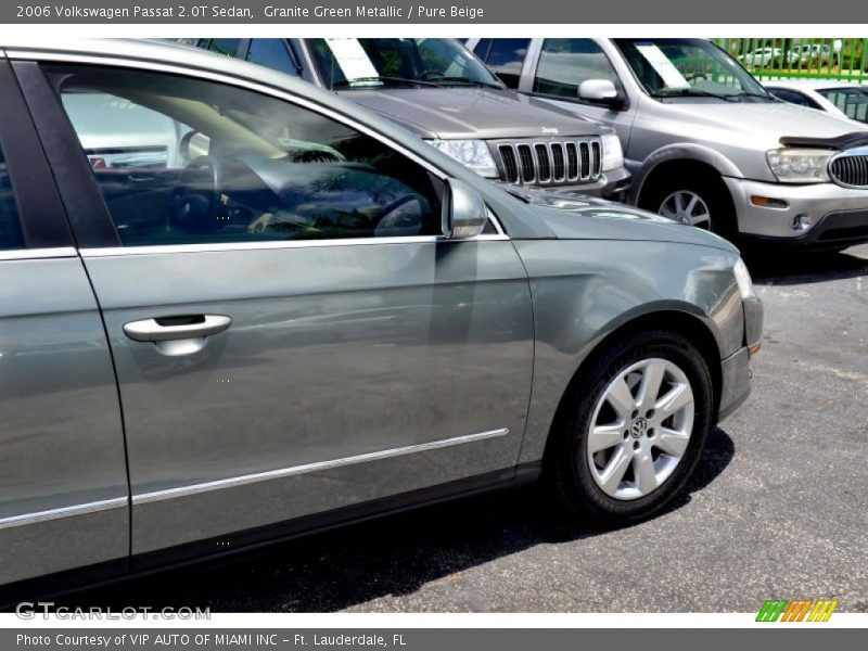 Granite Green Metallic / Pure Beige 2006 Volkswagen Passat 2.0T Sedan