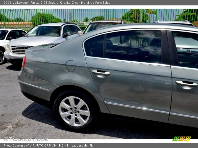 Granite Green Metallic / Pure Beige 2006 Volkswagen Passat 2.0T Sedan