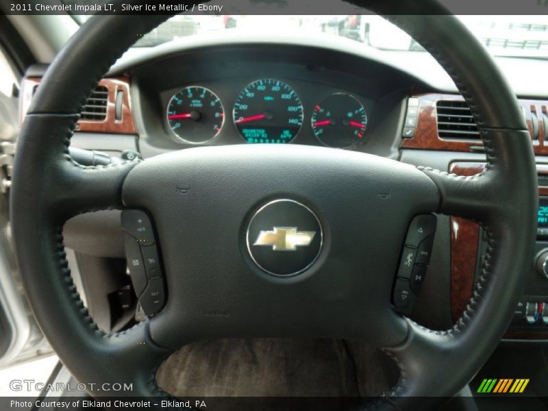 Silver Ice Metallic / Ebony 2011 Chevrolet Impala LT