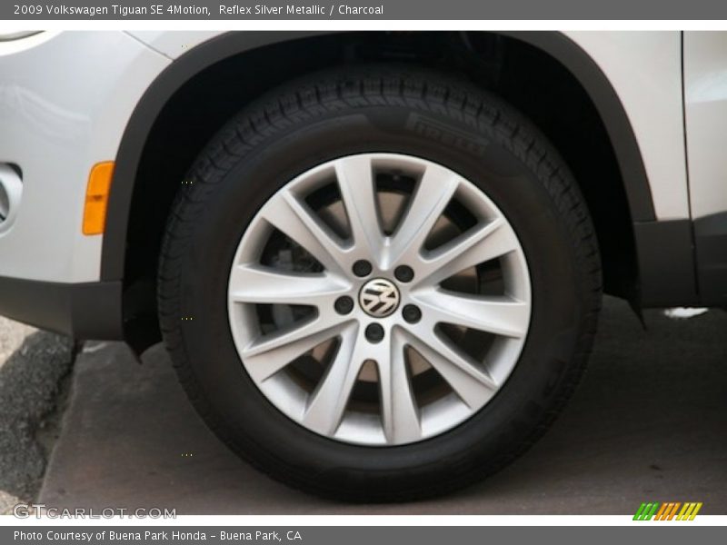 Reflex Silver Metallic / Charcoal 2009 Volkswagen Tiguan SE 4Motion