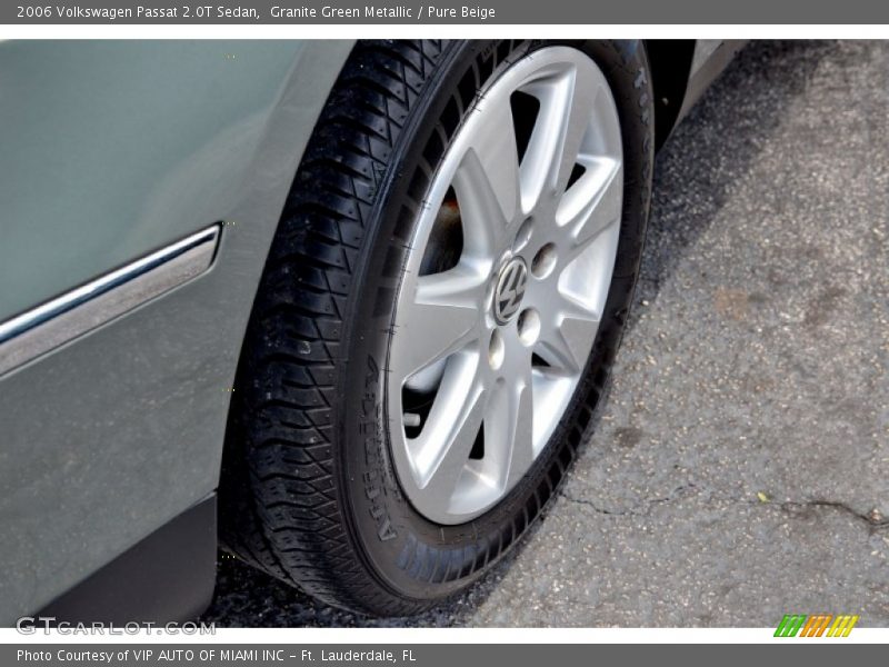 Granite Green Metallic / Pure Beige 2006 Volkswagen Passat 2.0T Sedan