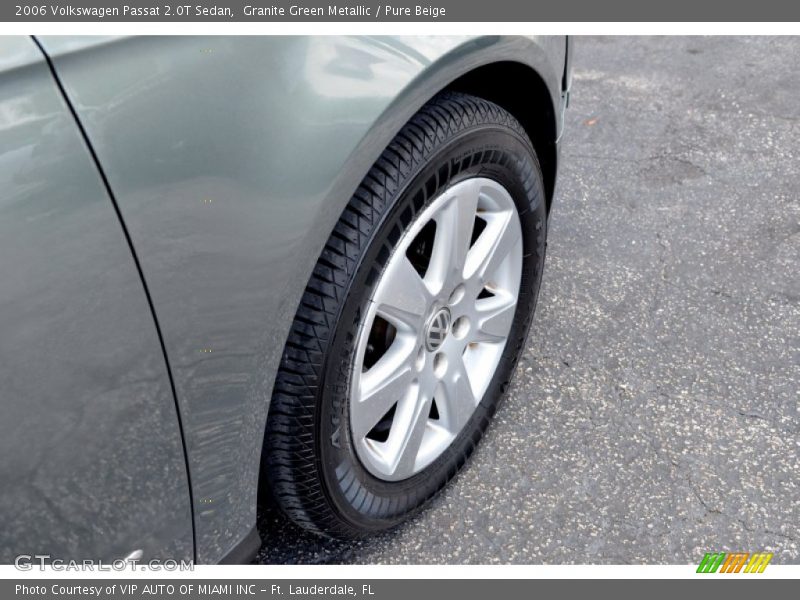 Granite Green Metallic / Pure Beige 2006 Volkswagen Passat 2.0T Sedan
