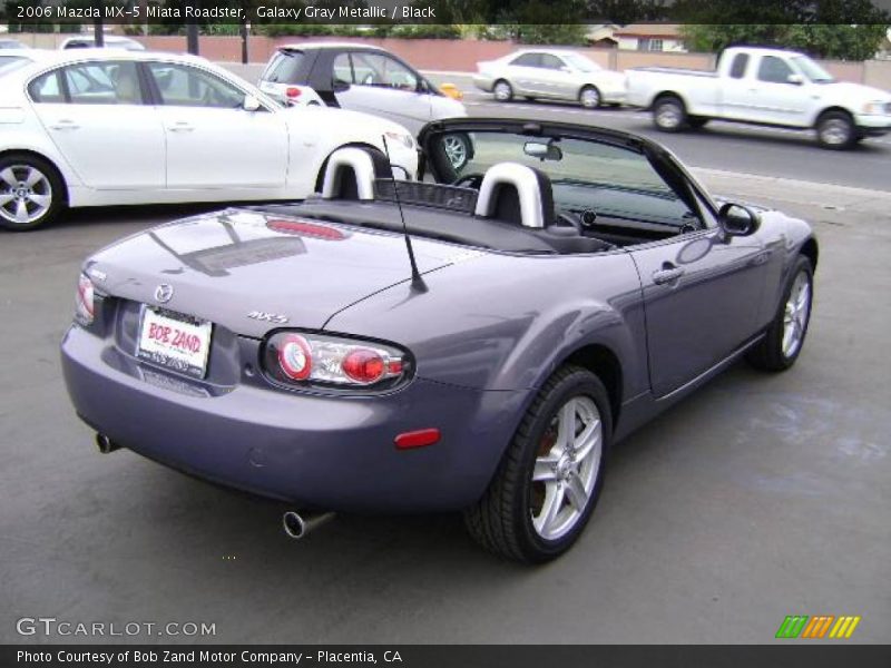 Galaxy Gray Metallic / Black 2006 Mazda MX-5 Miata Roadster