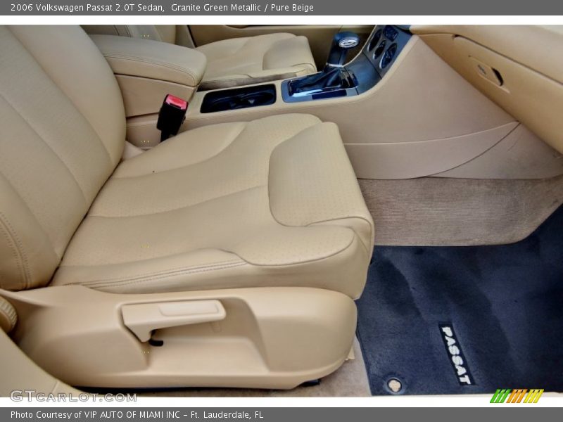 Granite Green Metallic / Pure Beige 2006 Volkswagen Passat 2.0T Sedan