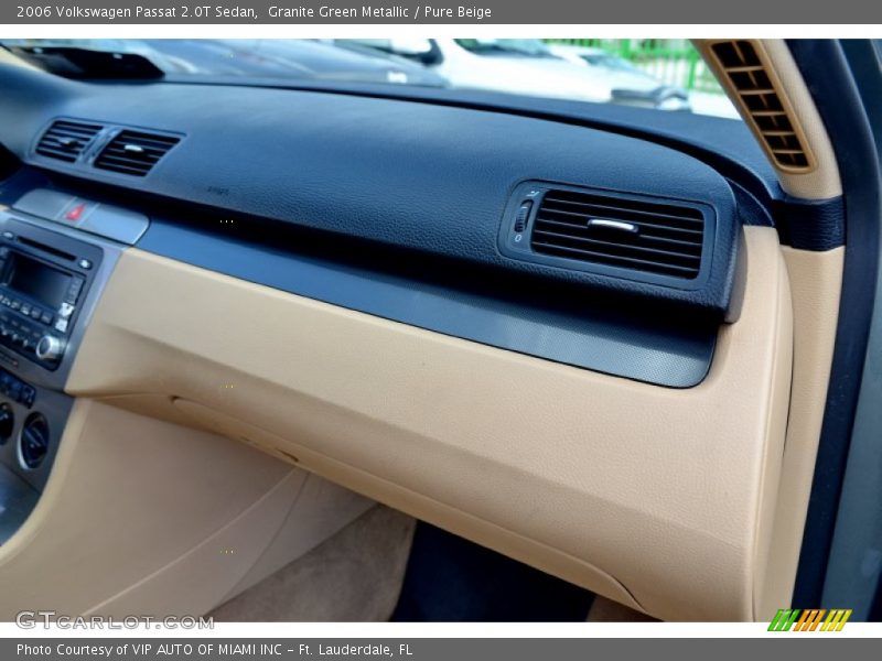 Granite Green Metallic / Pure Beige 2006 Volkswagen Passat 2.0T Sedan