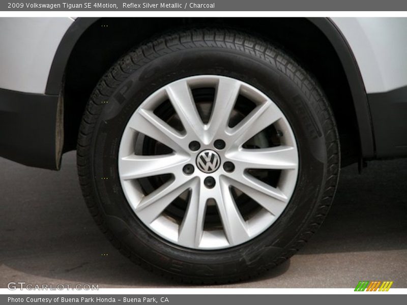 Reflex Silver Metallic / Charcoal 2009 Volkswagen Tiguan SE 4Motion