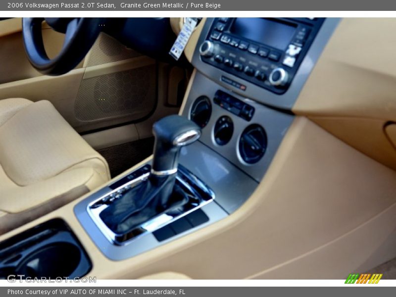 Granite Green Metallic / Pure Beige 2006 Volkswagen Passat 2.0T Sedan