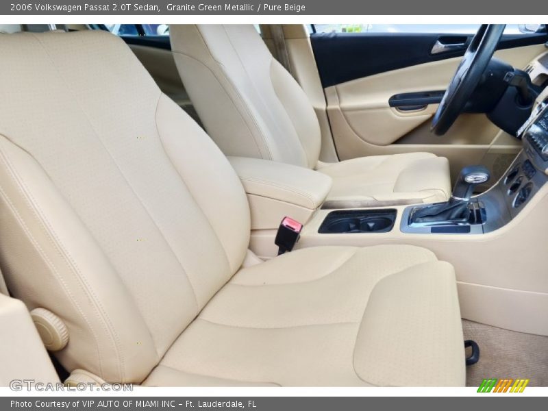 Granite Green Metallic / Pure Beige 2006 Volkswagen Passat 2.0T Sedan