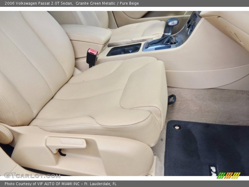 Granite Green Metallic / Pure Beige 2006 Volkswagen Passat 2.0T Sedan