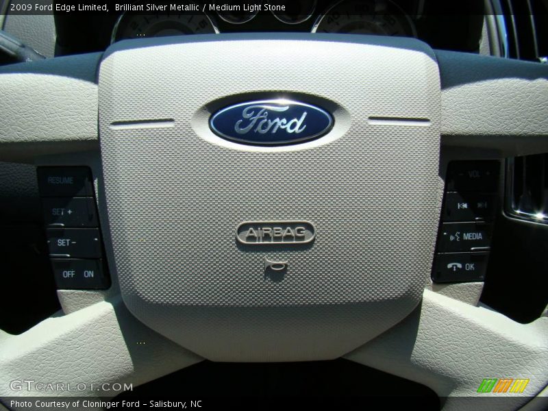 Brilliant Silver Metallic / Medium Light Stone 2009 Ford Edge Limited
