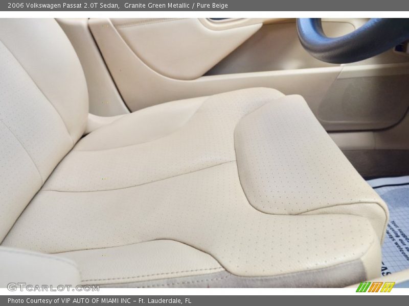 Granite Green Metallic / Pure Beige 2006 Volkswagen Passat 2.0T Sedan