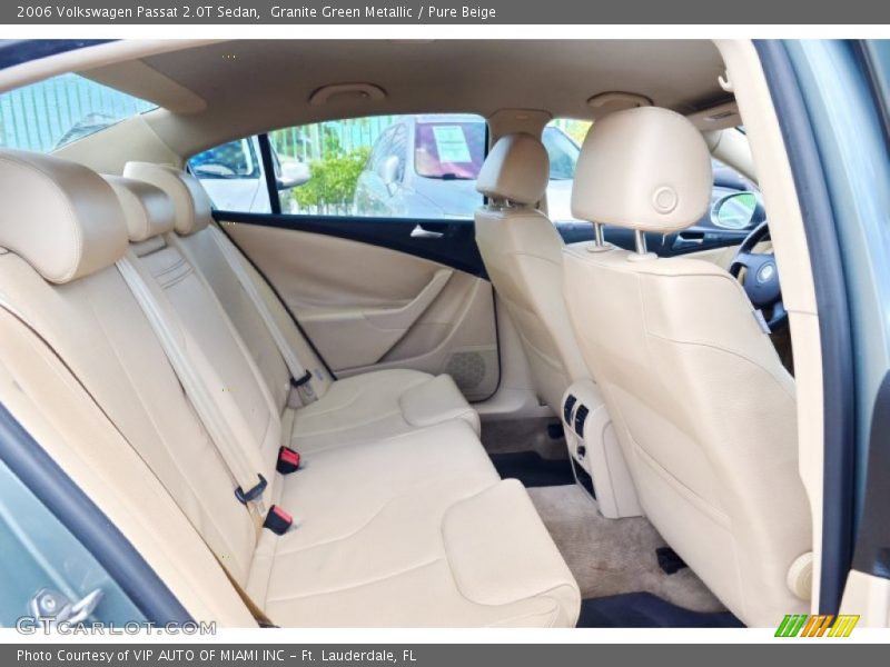 Granite Green Metallic / Pure Beige 2006 Volkswagen Passat 2.0T Sedan