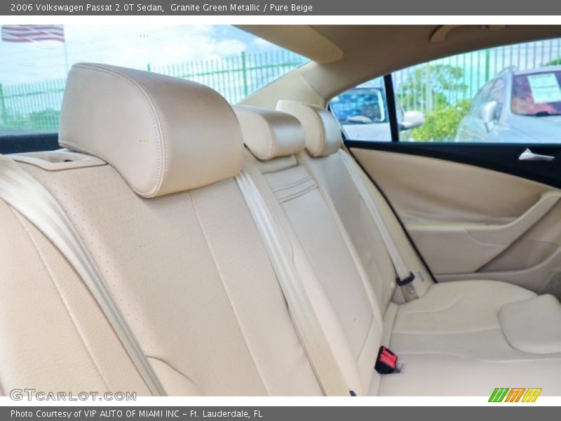 Granite Green Metallic / Pure Beige 2006 Volkswagen Passat 2.0T Sedan
