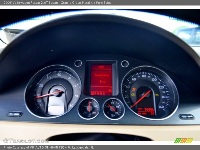 Granite Green Metallic / Pure Beige 2006 Volkswagen Passat 2.0T Sedan