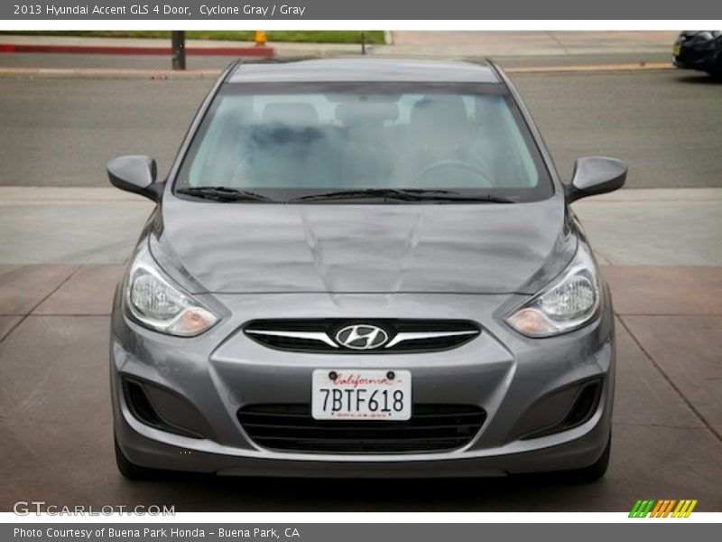 Cyclone Gray / Gray 2013 Hyundai Accent GLS 4 Door