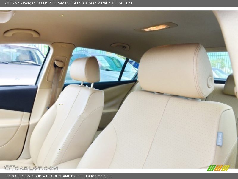 Granite Green Metallic / Pure Beige 2006 Volkswagen Passat 2.0T Sedan