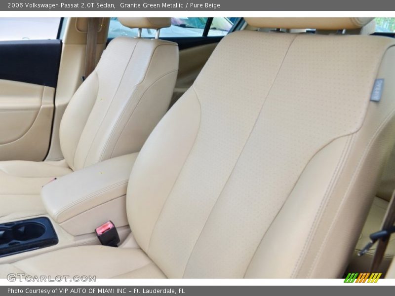 Granite Green Metallic / Pure Beige 2006 Volkswagen Passat 2.0T Sedan
