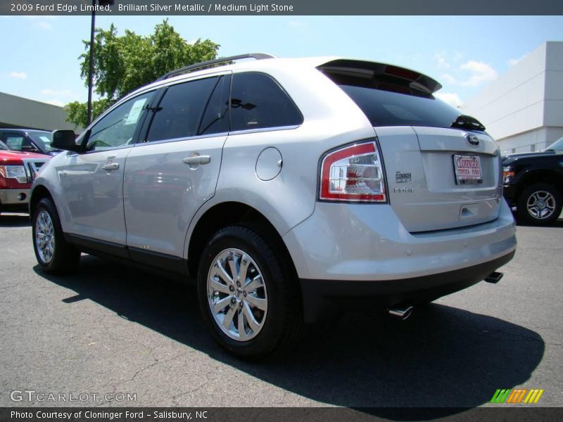 Brilliant Silver Metallic / Medium Light Stone 2009 Ford Edge Limited