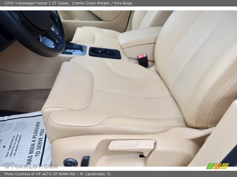 Granite Green Metallic / Pure Beige 2006 Volkswagen Passat 2.0T Sedan