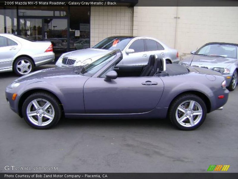 Galaxy Gray Metallic / Black 2006 Mazda MX-5 Miata Roadster