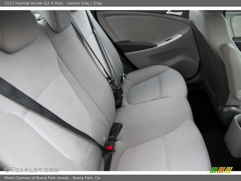 Cyclone Gray / Gray 2013 Hyundai Accent GLS 4 Door