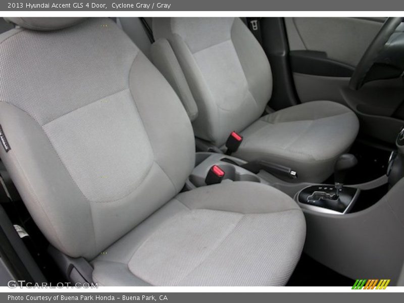 Cyclone Gray / Gray 2013 Hyundai Accent GLS 4 Door