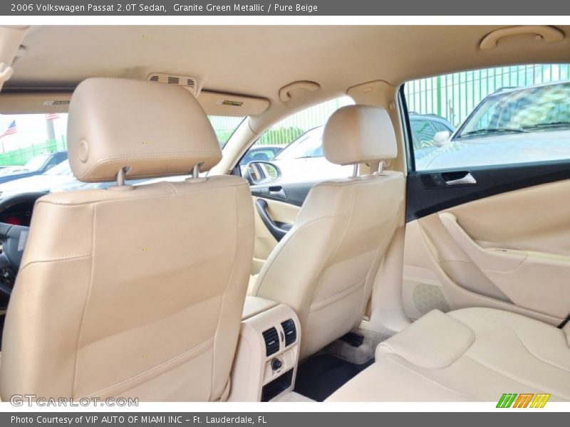 Granite Green Metallic / Pure Beige 2006 Volkswagen Passat 2.0T Sedan