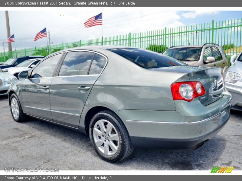 Granite Green Metallic / Pure Beige 2006 Volkswagen Passat 2.0T Sedan