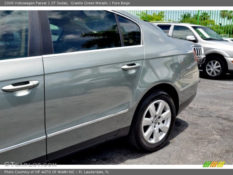 Granite Green Metallic / Pure Beige 2006 Volkswagen Passat 2.0T Sedan