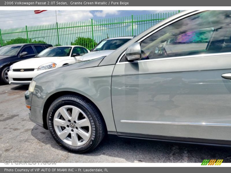Granite Green Metallic / Pure Beige 2006 Volkswagen Passat 2.0T Sedan