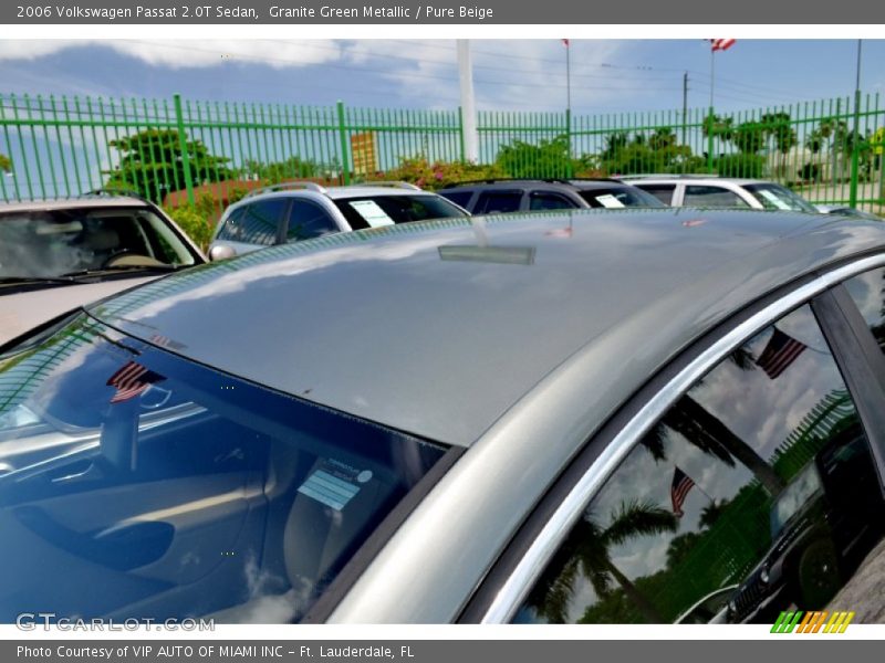 Granite Green Metallic / Pure Beige 2006 Volkswagen Passat 2.0T Sedan