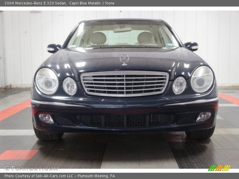 Capri Blue Metallic / Stone 2004 Mercedes-Benz E 320 Sedan