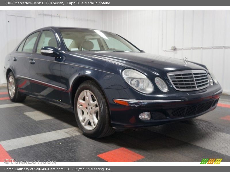 Capri Blue Metallic / Stone 2004 Mercedes-Benz E 320 Sedan