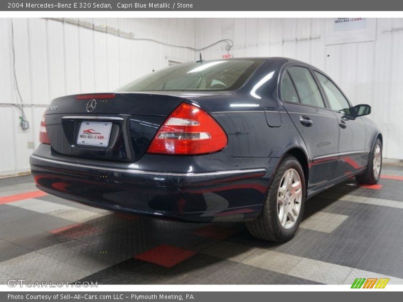 Capri Blue Metallic / Stone 2004 Mercedes-Benz E 320 Sedan