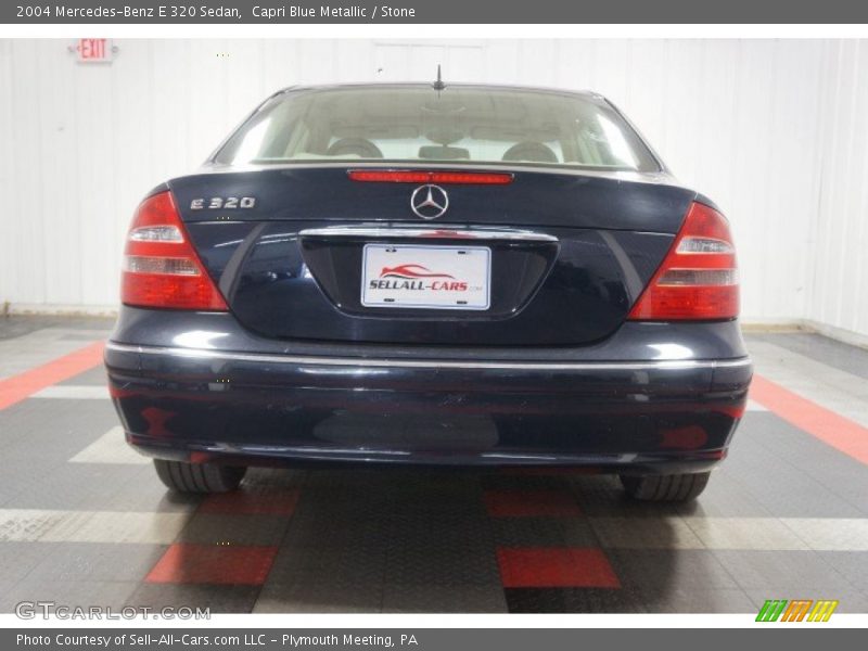 Capri Blue Metallic / Stone 2004 Mercedes-Benz E 320 Sedan