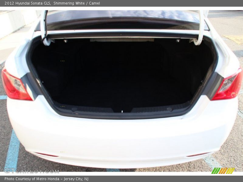 Shimmering White / Camel 2012 Hyundai Sonata GLS