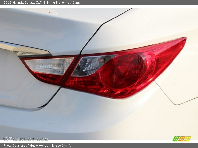 Shimmering White / Camel 2012 Hyundai Sonata GLS